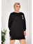 10597 Puane Iki Iplik Kumaş Cep ve Yazı Detaylı Sweatshirt 3