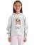 Cute Dog - Kapşonlu ve Içi Şardonlu Dijital Baskılı Sweatshirt - Gri Renk 2
