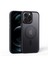 Apple iPhone 12 Pro Uyumlu Kılıf Zebana Fros Silikon Kılıf (Kablosuz Şarj Destekli) Siyah 1