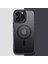 Apple iPhone 12 Pro Uyumlu Kılıf Zebana Fros Silikon Kılıf (Kablosuz Şarj Destekli) Siyah 2