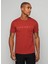 Bisiklet Yaka Turuncu Erkek T-Shirt HM500713 1