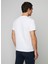 Bisiklet Yaka Beyaz Erkek T-Shirt HM500713 3