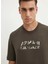 Bisiklet Yaka Baskılı Haki Erkek T-Shirt 6dzthc Zjbyz 1897 2