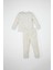 Kız Bebek Pijama Takım Kelebek Desenli Bisiklet Yaka Uzun Kollu Üst Beli Lastikli Uzun Alt D3440A524WN 4