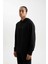 Fit Standart Fit Kapüşonlu Baskılı Sporcu Sweatshirt D6826AX24AU 4