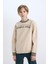 Erkek Çocuk Bisiklet Yaka Baskılı Sweatshirt D3054A824WN 1