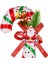Yılbaşı Süsü Yılbaşı Dekorlu Noel Baba Figürlü Baston Kırmızı-Yeşil 9 2