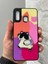 Samsung Galaxy A20 ve A30 Kılıf Parlak Neon Renkli Kabartma Emoji Teddy Bear Baby Rabbit Cat Sticker 3