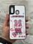 Samsung Galaxy A20 ve A30 Kılıf Parlak Neon Renkli Kabartma Emoji Teddy Bear Baby Rabbit Cat Sticker 4