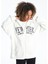 Xsıde Kapüşonlu Baskılı Uzun Kollu Kadın Fermuarlı Sweatshirt 1