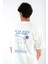 In The Mood For The Nood Oversize Fit T-Shirt Erkek - Ekru 2