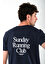 Sunday Running Club Regular Fit T-Shirt Erkek - Lacivert 3