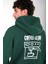 Coffee Club Oversize Fit Hoodie Erkek - Yeşil 1