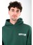 Coffee Club Oversize Fit Hoodie Erkek - Yeşil 2