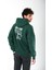 Coffee Club Oversize Fit Hoodie Erkek - Yeşil 3