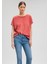 Dokulu Pembe Basic Tişört 167311-71102 2