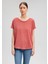 Dokulu Pembe Basic Tişört 167311-71102 4