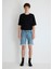 Erkek BRIAN Mavi 90s Comfort Jean Şort 0418484472 3