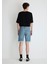 Erkek BRIAN Mavi 90s Comfort Jean Şort 0418484472 5