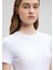 Lux Touch Beyaz Basic Modal Tişört 1600963-620 5