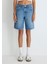 Melina Real Blue Indigo Mavisi Jean Şort 1410144-87086 5