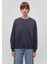 Bisiklet Yaka Lacivert Basic Sweatshirt 1610198-70726 4