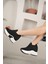 Lady 3009 Siyah 9cm Gizli Dolgu Sneakers 3