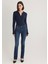 Mona Gold Klasik Vintage Koyu Mavi Jean Pantolon 1049787784 2