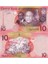 Lesotho 10 Maloti 2013, P#21B, Çil, Eski Yabancı Kağıt Para 1