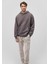 Kapüşonlu Antrasit Basic Sweatshirt 0S10275-70096 2
