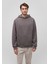 Kapüşonlu Antrasit Basic Sweatshirt 0S10275-70096 3