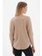 Önü Fermuarlı Büyük Elcikli Triko Bluz 4