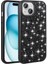 Apple iPhone 15 Kılıf Kamera Çıkıntılı Parlak Taşlı Tasarım Renkli Koruyucu Kapak (Linea) 1