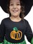 Kız Çocuk Halloween Yeşil Siyah Cadı Elbise Kostüm Fuuny Spooky Cadılar Bayramı 4