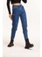 2006 Kadın Likrasız Mom Jeans Kot Denim Pantolon - Mavi 3