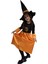 Kız Çocuk Halloween Turuncu Siyah Cadı Elbise Kostüm Parti Cadılar Bayramı Fuuny Spooky Pumpkin Tutu Gown 3