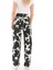 Pass&pass 2036 Kadın Dalmaçyalı Desenli Jeans Kot Denim Pantolon - Siyah Beyaz 4