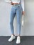 2003 Kadın Likralı Skinny Slim Fit Jeans Kot Denim Pantolon - Kar 2