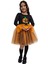 Kız Çocuk Halloween Kabak Detaylı Elbise Cadılar Bayramı Fuuny Spooky Pumpkin Tutu Gown 5