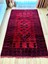 135X219 cm Harika Koyu Mavi ve Kırmızı Renkli El Dokuma Dekoratif Antik Türk Kilimi 1