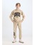 Erkek Çocuk Bisiklet Yaka Baskılı Sweatshirt D3034A824WN 2