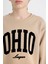 Erkek Çocuk Bisiklet Yaka Baskılı Sweatshirt D3034A824WN 5