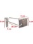 20 cm Galvaniz Etiketli Tel Pano Kancası Raf Askısı 3