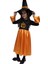 Kız Çocuk Halloween Turuncu Siyah Cadı Elbise Kostüm Parti Cadılar Bayramı Fuuny Spooky Pumpkin Tutu Gown 2