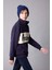 Erkek Çocuk Oversize Geniş Kalıp Yarım Fermuarlı Baskılı Sweatshirt D1910A824WN 2