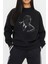Atatürk Portre Imza Baskılı Siyah Kadın Erkek Pamuklu Sweatshirt Cu170 1