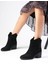 Alessia Western Siyah Renk Topuklu Kadın Bot 3