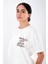 Switch Off Relaxed Fit Kadın T-Shirt - Ekru 1