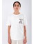 Switch Off Relaxed Fit Kadın T-Shirt - Ekru 2