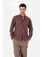 Erkek Comfort Fıt Uzun Kol Tek Cepli Flanel Gömlek Hun Ls Bordo B01.242.529 1